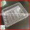 Disposable plastic food tray