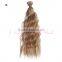 Low Price Blonde Synthetic Wavy Hair Extensions Weft Pieces Weaving Factory