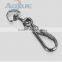 metal material swivel simplex spring snap hook with clip