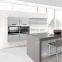 Best price high quality gray lacquer kitchen cabinet for small kitchen design