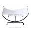 Pawhut 26" Black/White Modern Elevated Pet Swing Cat Bed