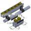 JY-2045C|Sliding track for automatic transportation line|Aluminum roller track for automatic equipment|Anti-rust roller track