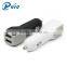 Factory sale 3.1A mini charger dual USB car charger for android Phone / iphone 6 / ipad