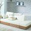 High Quality Modern PU with drawer sofa bed, folding sofa bed