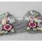 Wholesale Cheap custom kids dress embroidered flower appliques