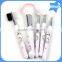 2016 New Arrival nylon hello kitty makeup brush set free sample cosmetic tools