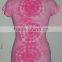 100% Cotton-High fashion Ladies Blouse Top- Tie and Dye Tees