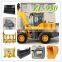 Twisan brand 3.0 ton work radlader hoflader zl30 flexible model