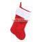 Plush Velvet Stocking Christmas Decoration,Christmas Socks for Promotion Gifts