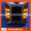 Aluminum Solar powered Road Studs green LED type