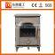 China supplier indoor freestanding enamel fireplace/wood burning stove for 800sq.ft house warming