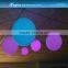 led ball light outdoor/plastic seating ball/glass color ball