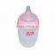 New Arrival Food Grade BPA Free Liquid Silicone Baby Feeding Bottle with Dispensing Spoon&Plastic Storage Cap