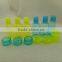 7pcs cheap color plastic travel bottle set travel bottle kit bottle container