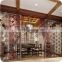 Decorative Laser Cut Stainless Steel Hall and Dining Room Partition