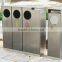Arlau metal steel street sorted trash can