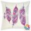 Purple White Stripe With Arrows Printed Cotton Pillow Cover Cushion Throw Pillow Covers Wholesale