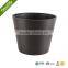 Green plastic wood stone UV protective large garden decorative plain surface planters