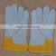 Color Safety Gloves,Cow Split Leather Work Glove,Leather cotton Welding Gloves