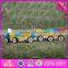 2016 new products kids wooden building blocks train set W04A265