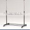 Extendable Single Clothes Rack, High Quality Clothes Hanger Rack With Wheels