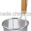 SUS304 Stainless Steel Wooden Handle Ramen Strainer Noodle Strainer