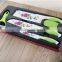 Cheap good quality 5pcs white kitchen knife set