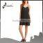 Wholesale dress women simple dress sleeveless dress 100%polyester