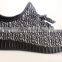 Exotic black and white color running shoes men with EVA outsole