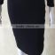 MGOO OEM/ODM Supplier Maded Two Piece Set Women Bodycon Dress Black Long Sleeve Clothing Shealth Prom Dress Z572