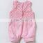 Importing Baby Clothes From China Summer Pink Toddler Bodysuit Pierced Lace Baby Romper