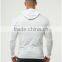 Muscle Bodybuilding Gym Pullover Hoodie for Men Slim Fit Tri-blend Hoodie Plain Heather Grey Marl Workout Hoodie Fitness Wear