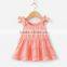 Baby Cotton Frocks Designs Bowknot New Model Girl Dress Muslim Fancy Clothing