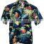 Tropical Florida sun blue light weight linen shirt for men , beach shirt
