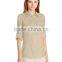 red Roll-Sleeve Top button tab two pocket flaps work shirt
