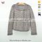 Hand Knitted Kids Cardigan Wool Sweater Knitting Design For Girl