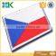 Czech Cross Colored White Red Blue Embroidery Felt Flag Logo Patch