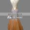 Mermaid Patterns Straps Cross Backless Champagne Heavy Beaded Sexy Prom Dress For Girls