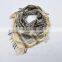TOROS BSCI Approval fashion women printed triangular cotton square scarf