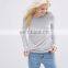 Cheap Wholesale 95% Cotton 5% Spandex Womens Longline Long Sleeve T Shirt Slim Fit Blank