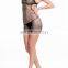 Indian Global Black Fishnet Babydoll Honeymoon Nightwear