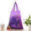 2017 hot style foldable shopping bag nylon gift strawberry