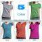 Summer girl breathable quick-drying colorful sport T-shirt short sleeves training & jogging wear