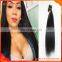 ALI hot selling 100% unprocessed virgin brazilian straight hair extension