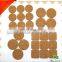 Square shape self adhesive cork dot pads