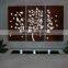 Outdoor Laser Cut Corten Steel Garden Screen Panels
