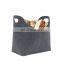 Amazon hot sale grey felt basket bucket wholesale