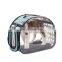 Amazon Hot Sell Transparent PVC Pet Bag Carrier Folding Small Dog Cat Outside Travel Cage