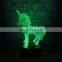 3D Illusion Lamp RGB LED Night light Base + Acrylic Panel For Children Cartoon Gifts