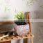 Garden supplies cheap custom indoor balcony home decor pink square large flower plant pots for succulent